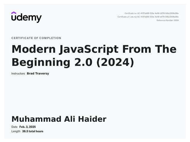 Modern JavaScript From The Beginning 2.0 (2024)
